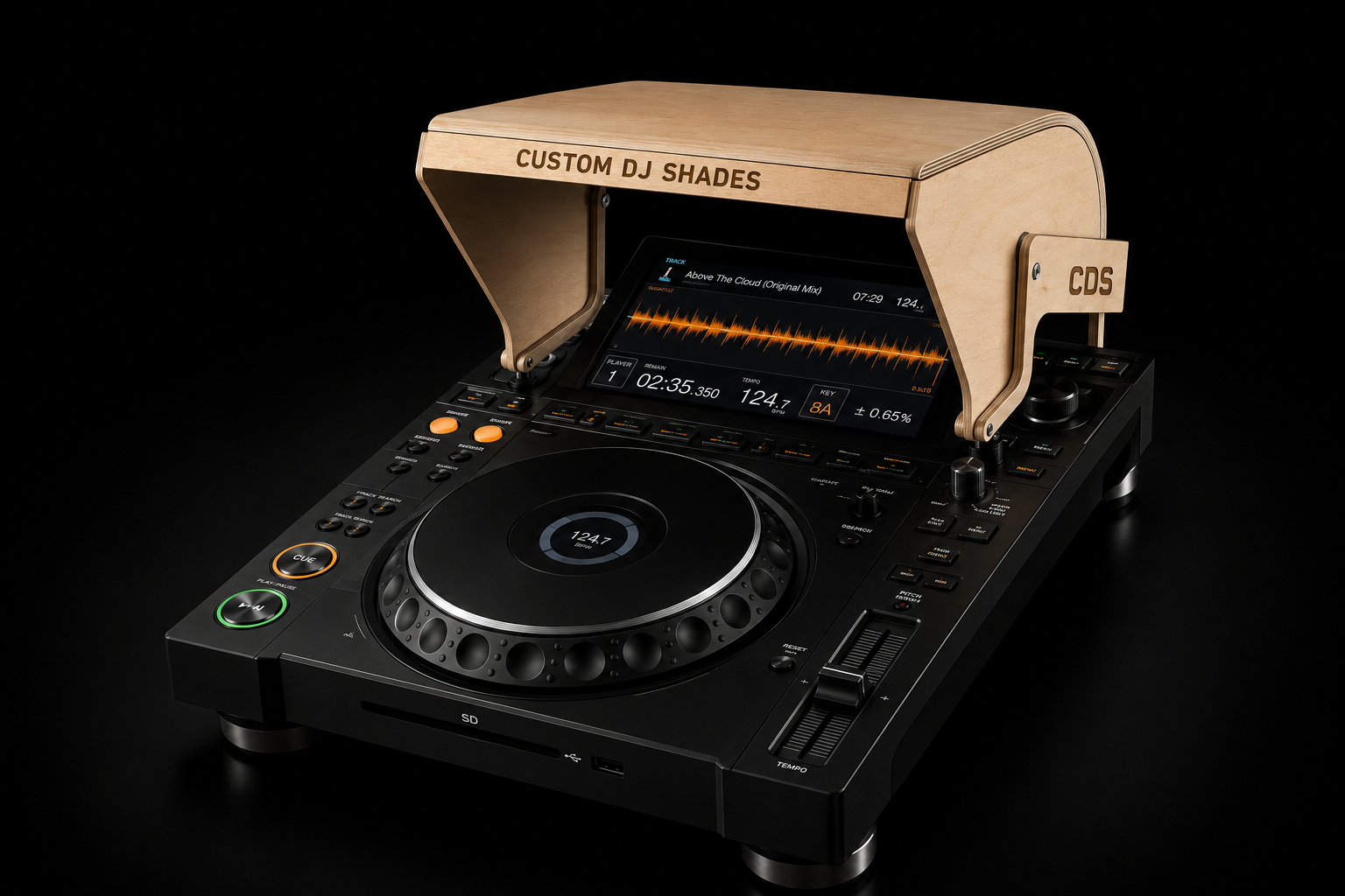 Custom DJ Shades on a Pioneer CDJ3000